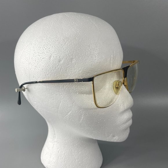 Laura Biagiotti Vintage 80s V90 Handmade Gold Woman Eyeglasses/Sunglasses Frame - Picture 3 of 9